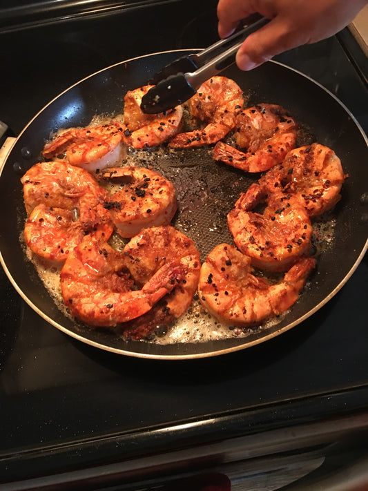 Shrimp with Kumu Seasong and Tropical Marinades