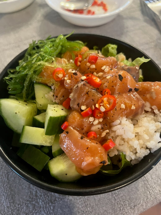 Poke with Tropical Marinade